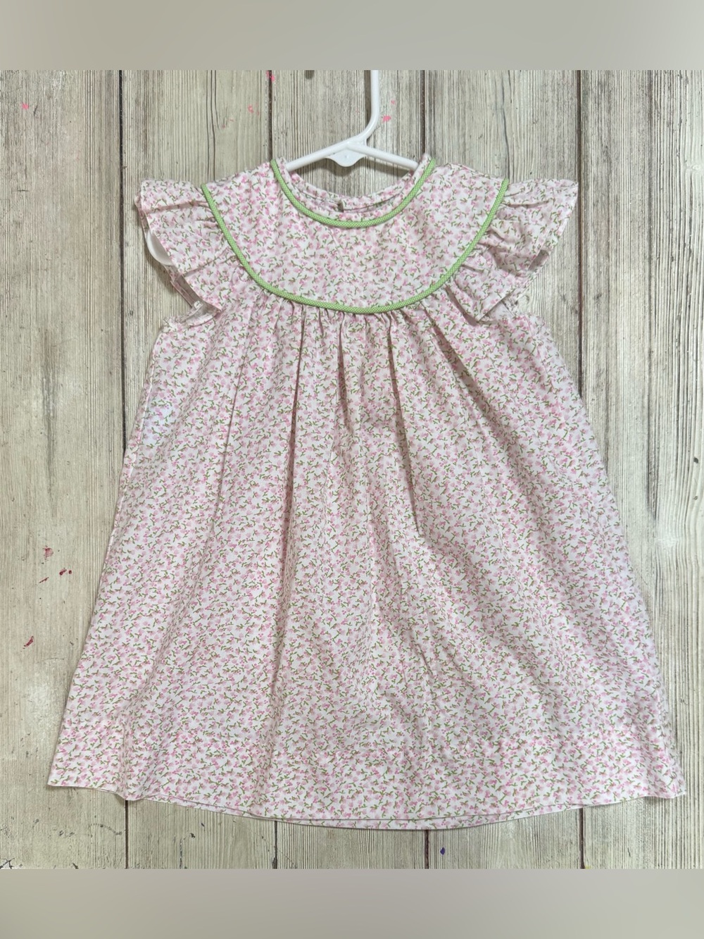 Remember Nguyen dainty floral dress 12m baby girls boutique pink green